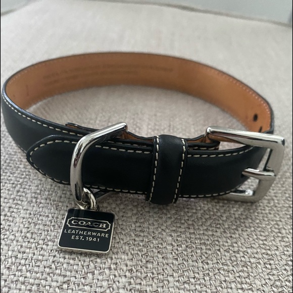Authentic Coach dog collar